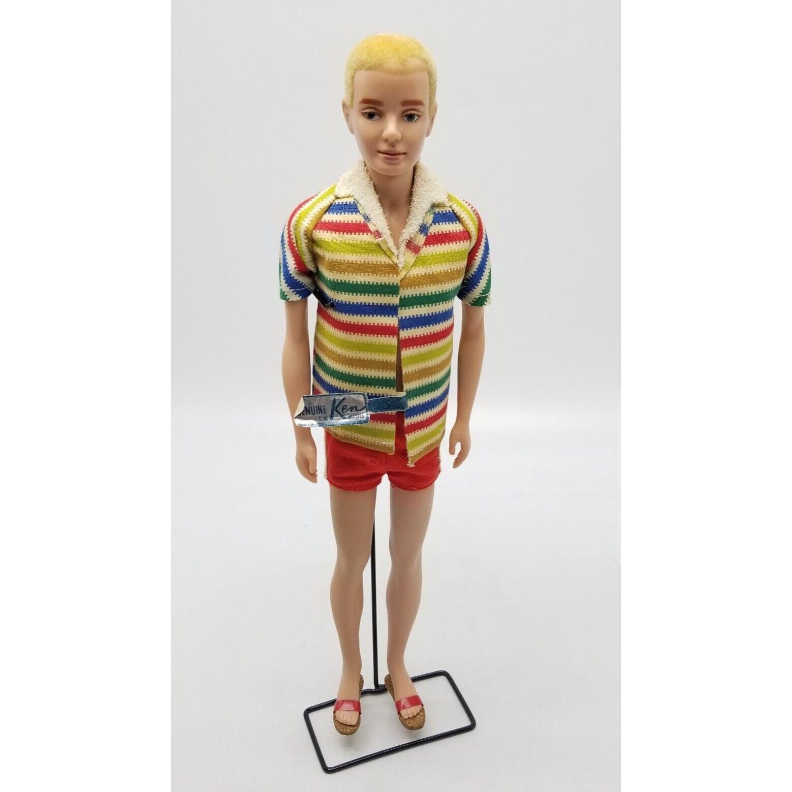 Poupée Ken Mattel Vintage 60's – N°750 – Brun – Rare