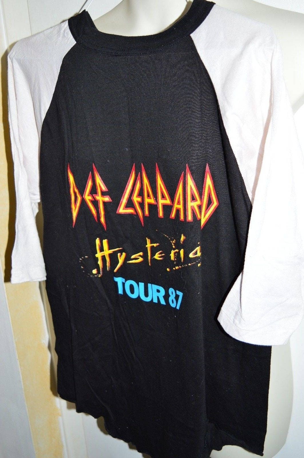 def leppard 1987 tour shirt