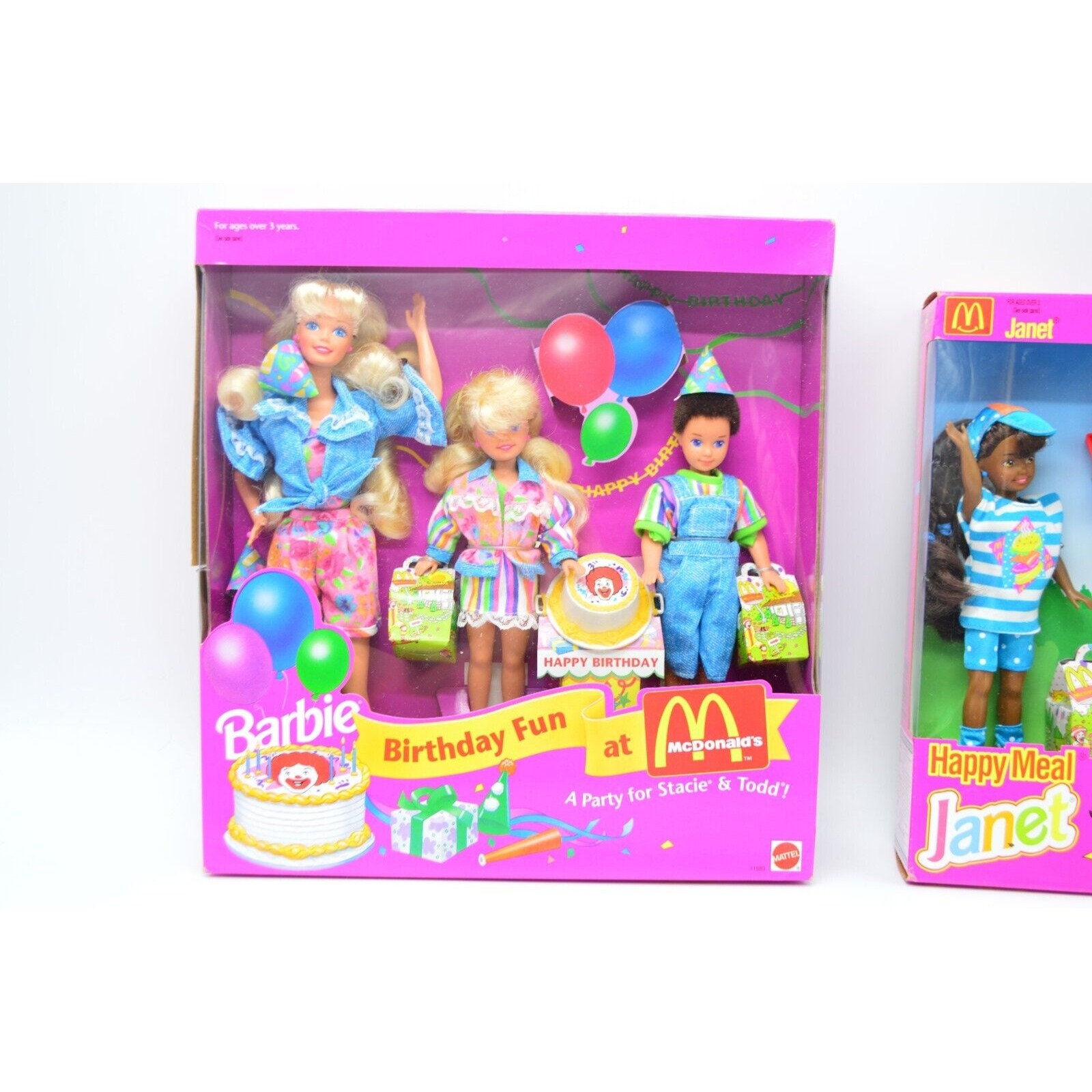 Barbie Birthday Fun at McDonald's gift set with Stacie and