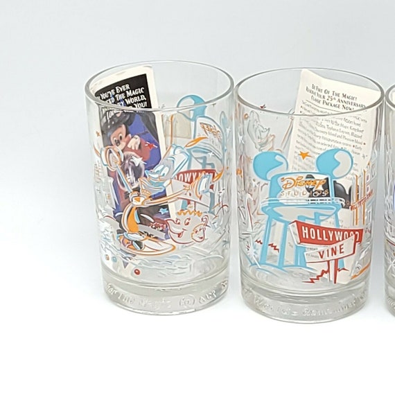 Mcdonald's Walt Disney World 25th Anniversary Glass Tumbler