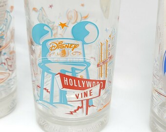 Mcdonald's Walt Disney World 25th Anniversary Glass Tumbler