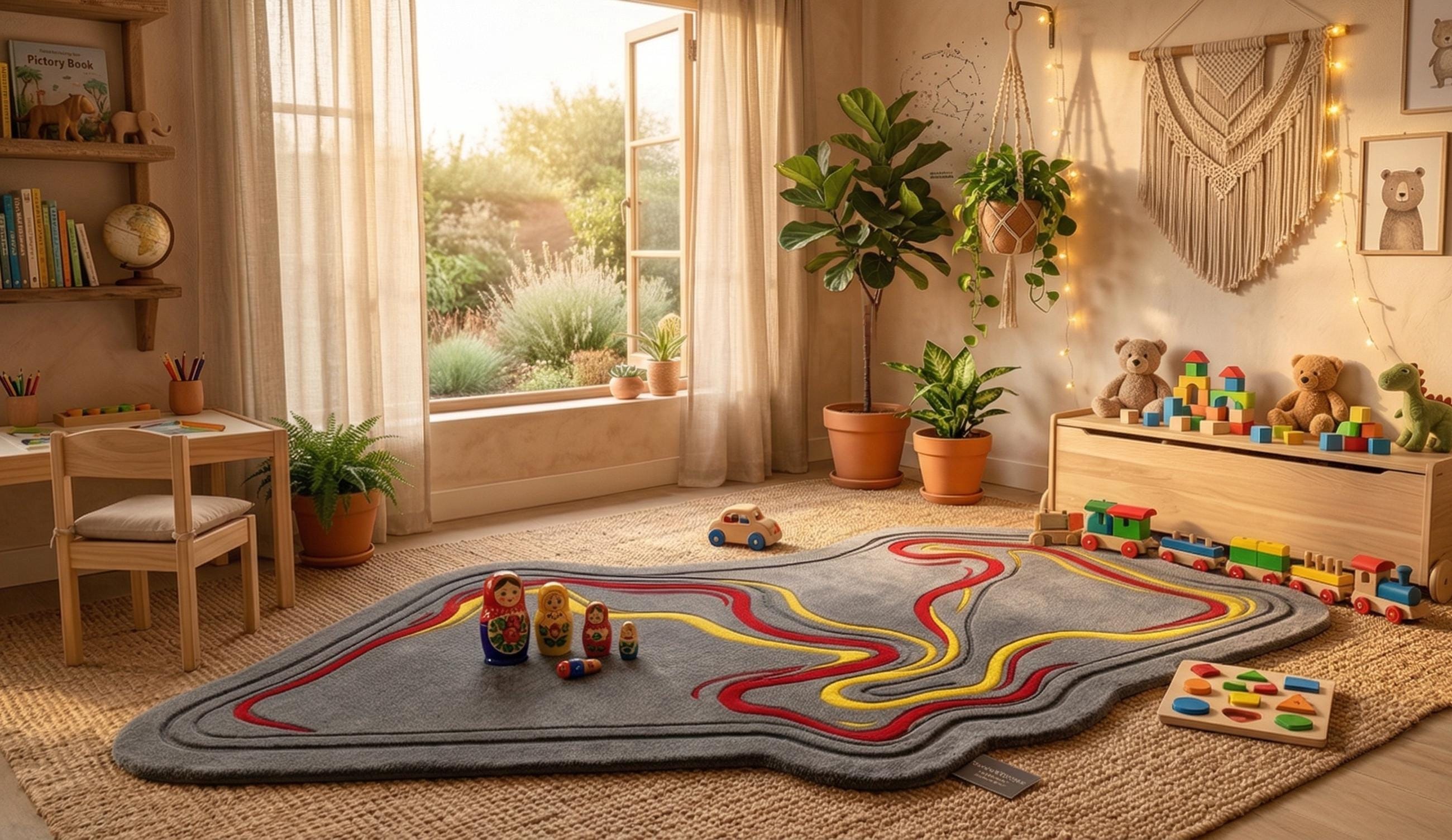 Handcrafted Rugs – F1 Rugs – Artsy Floor Rugs – Racing Track Carpet ...