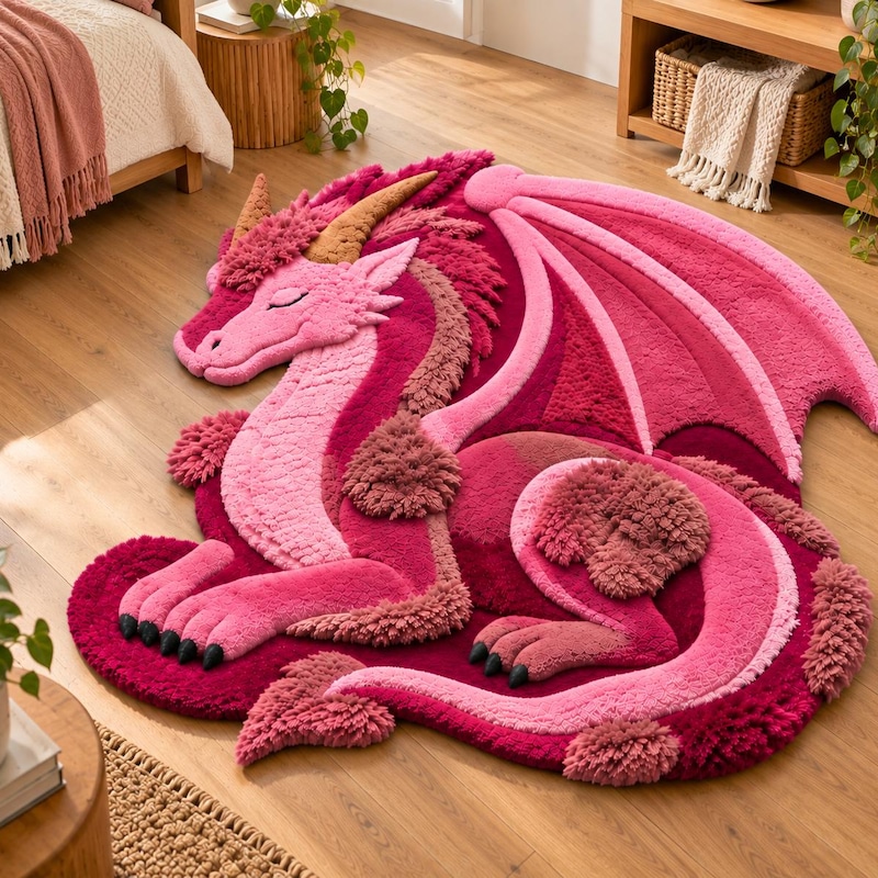 Monster Shaped Rug - Etsy