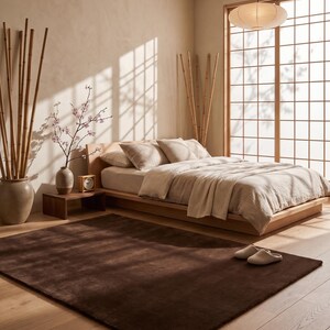 Reverse side view revealing the highly durable grey canvas backing, ensuring decades of stability—a brilliant choice for long, high-traffic runner rugs.