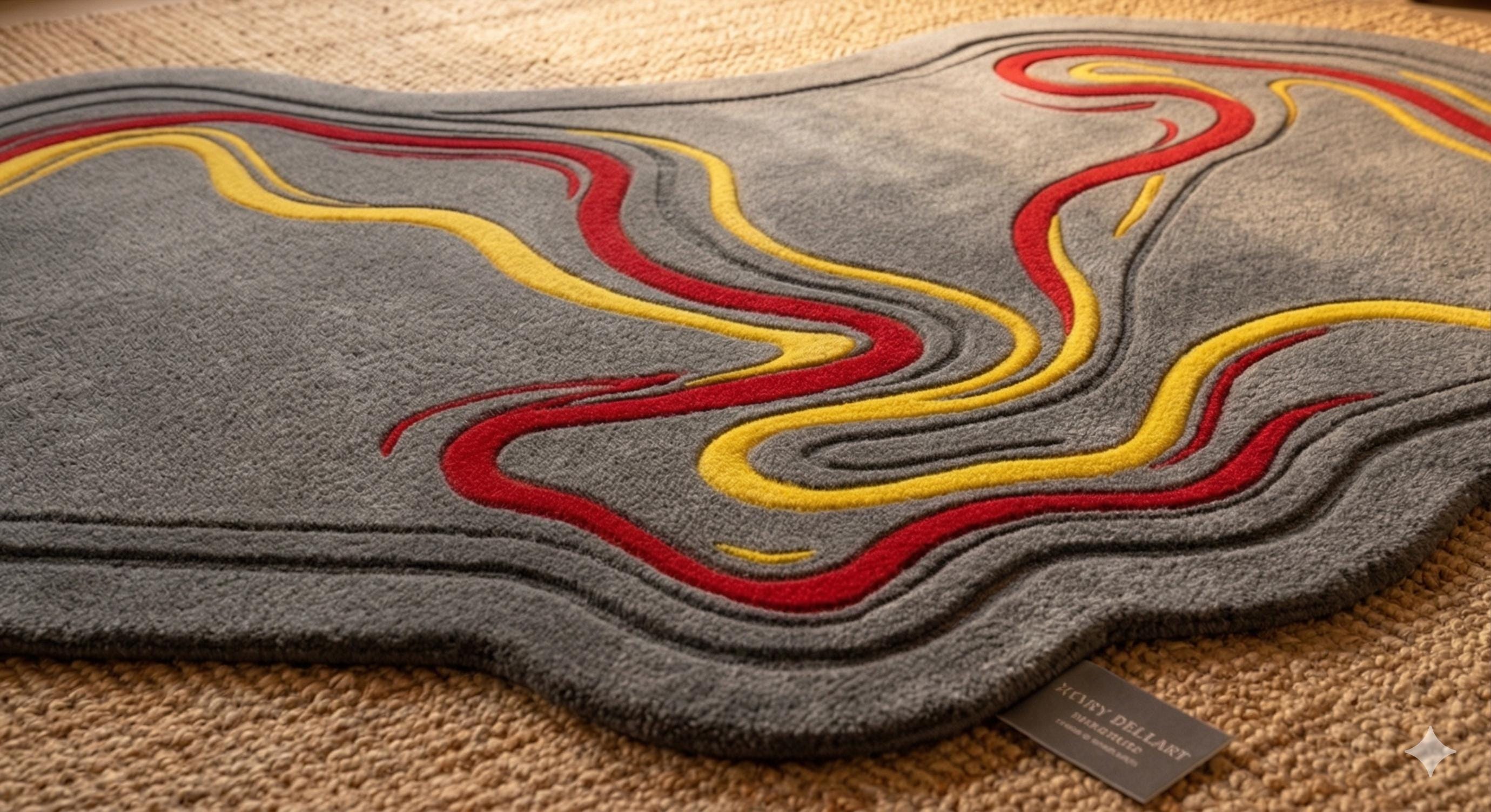 Handcrafted Rugs – F1 Rugs – Artsy Floor Rugs – Racing Track Carpet ...