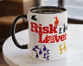 Risk Lover Mug | Risk Global Domination Coffee Mug | Strategy Board Game Collector Piece |Exclusive Collector Piece | Gamer Gift 11oz 15oz
