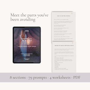 Shadow Work Journal, Inner Child Healing, Emotional Patterns Workbook (Digital PDF)