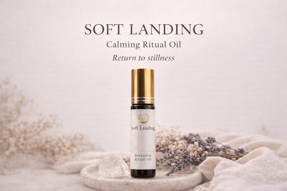 Soft Landing Ritual Oil | Grounding Botanical Blend, Lavender, Clary Sage, Ylang Ylang