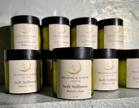 Natural Lavender, Soy, Wood Wick Candle | Meditation | Calming| Soft Stillness Ritual Candle