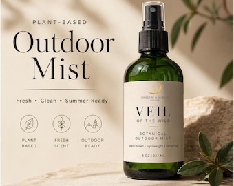 Botanical Outdoor Mist | Plant-Based Bug Spray, Fresh Herbaceous Scent