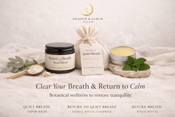 Clear Breath Ritual Kit | Eucalyptus Steam, Vapor Balm, Herbal Compress