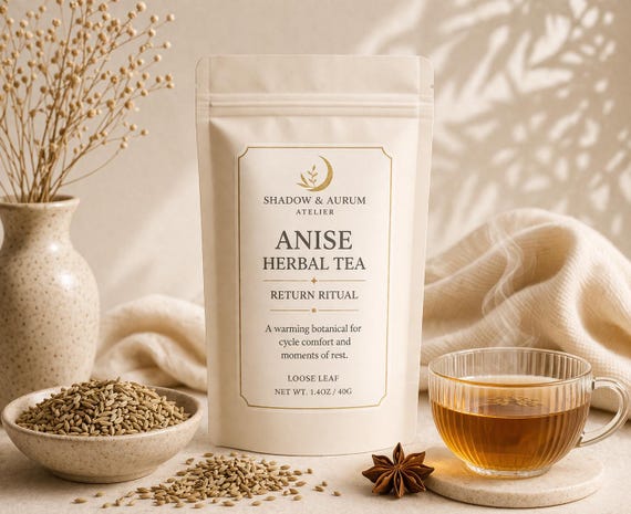 Anise Herbal Tea for Cycle Comfort | Warming Botanical Blend, Loose Leaf