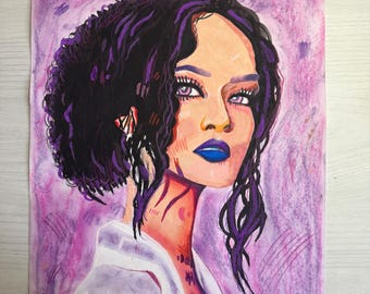 Rihanna fanart drawn