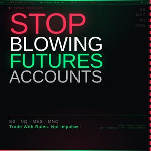 Futures Trading Journal | ES & NQ Day Trader Discipline System | Digital Download