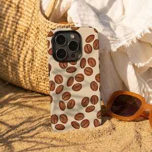 Coffee Bean iPhone Case Tough Cover For Coffee Lover iPhone 17 16 15 14 13 Pro Max iPhone 17e 16 15 14 Plus 13 12Mini X XS XR SE 2025 17Air