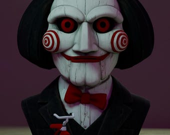 Horror Puppet Bust STL