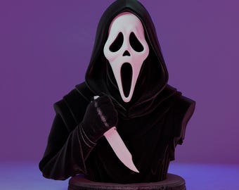 Ghostface Bust 3D Print