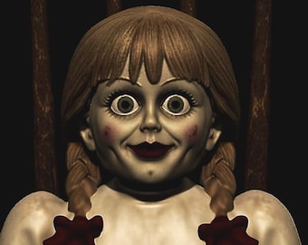Creepy Doll STL + Rocking Chair STL