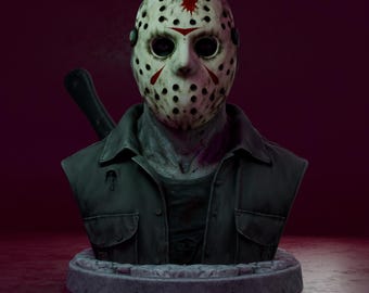 Horror Masked Killer Bust STL