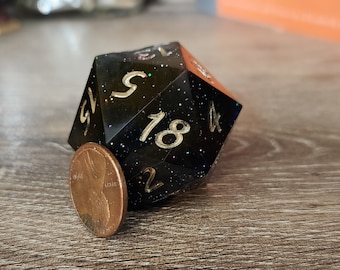 Deep Space:  Single d20 chonk for use in DnD and ttrpgs.