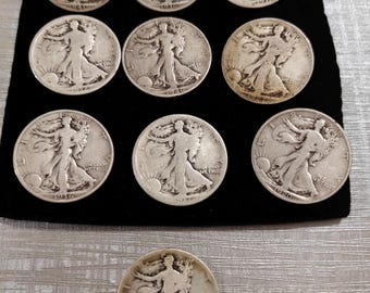 Gehender halber Dollar aus Silber