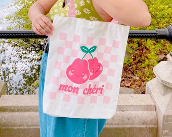 Cherry Bunny Mon Cheri Tote Bag