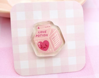 Love Potion Acrylic Pin