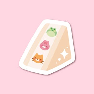Animal Fruit Sando Sticker