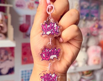 AA Lawyer Game Objection Linked Charm Keychain