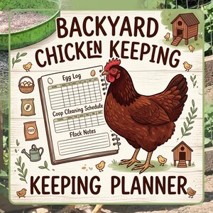 Kippenhoudplanner achtertuin • Coopmanagement, eierblok (afdrukbaar)