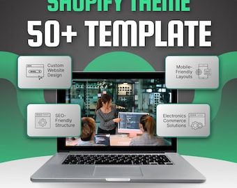 Shopify-Theme – Responsive E-Commerce-Website-Vorlage (Digitales Produkt)