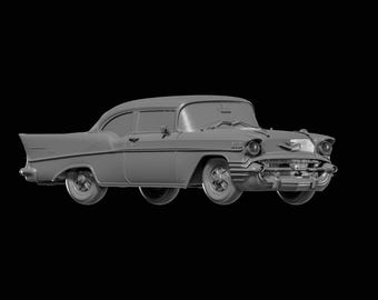 クラシックビンテージカーの3Dプリント用STLファイル