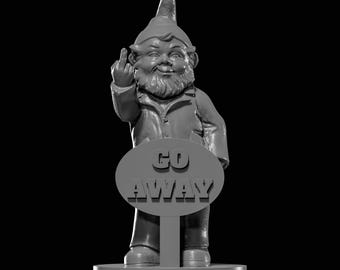 Go Away Gnome STLファイル 3Dプリント