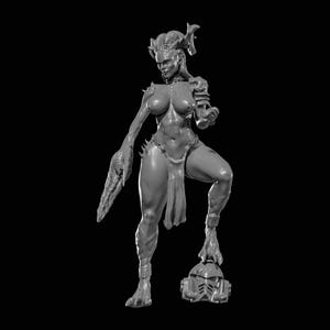 Impression 3D du fichier STL Daemon Girl Of Slaanesh