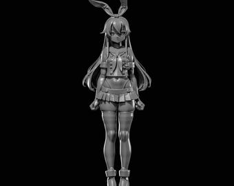 セクシーなアニメ少女のSTLファイル（3Dプリント用）