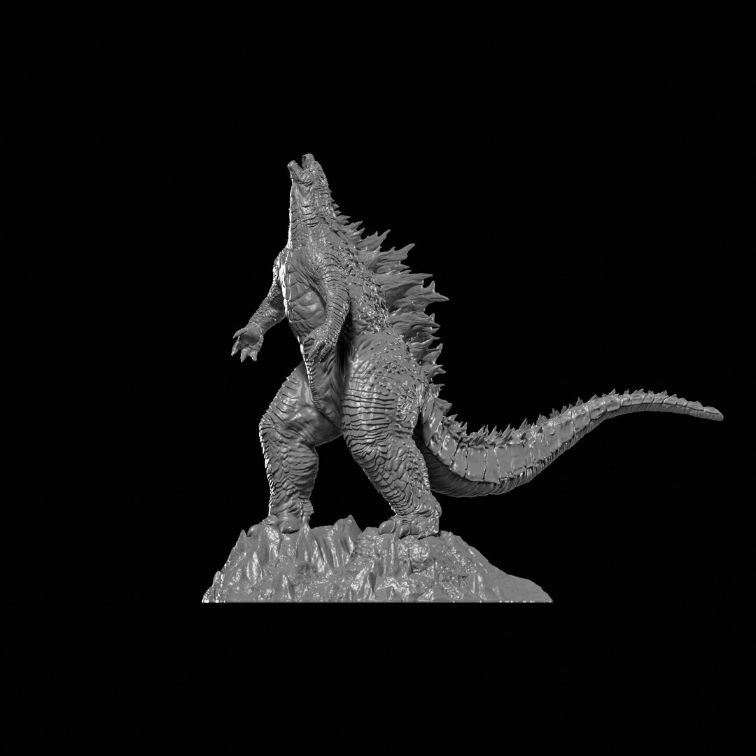 Godzilla STL File for 3D Printing - Etsy