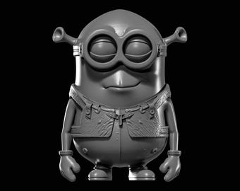 グルーの研究所風コレクタブルフィギュア - 3Dプリンターモデル STL