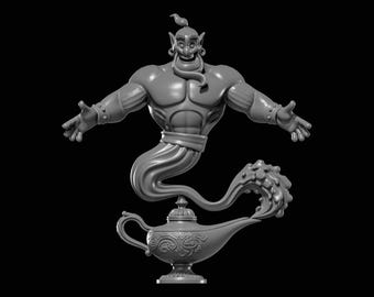 アラジンのジーニーのSTLファイル（3Dプリント用）
