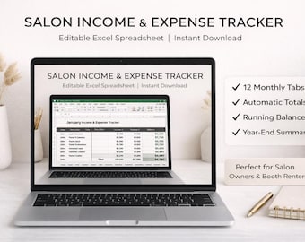 Salon Income & Expense Tracker