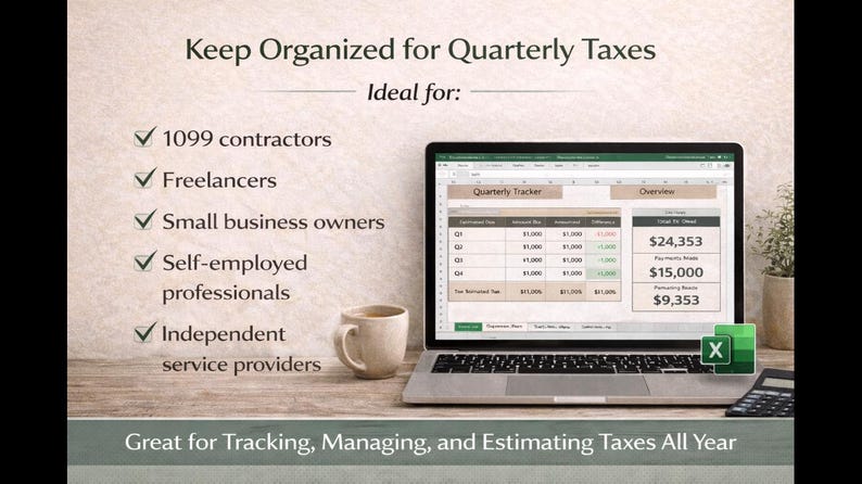 Tax Management System for Self-Employed (Excel) image 4