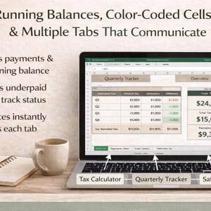 Tax Management System for Self-Employed (Excel) image 3