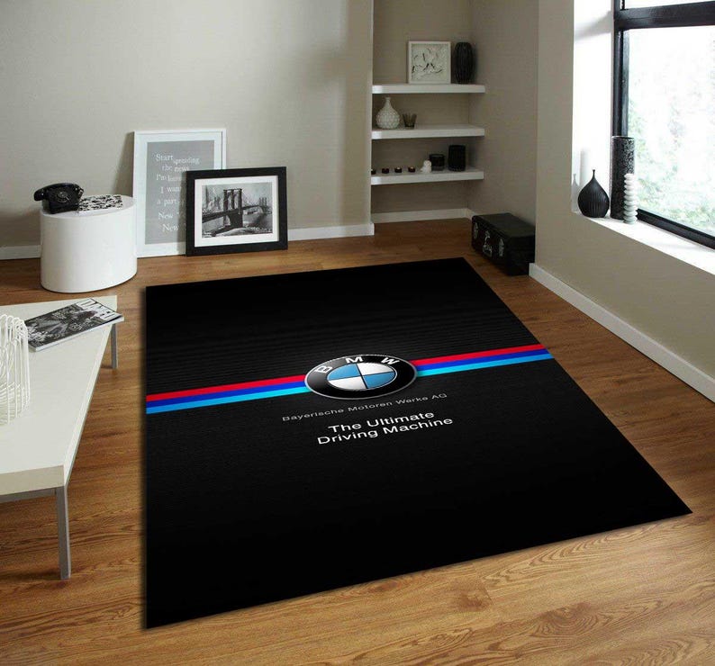 BMW Rug, Car Rug, Car Logo Rug, Aesthetic Car Rug, Exotic Logo Rug ...