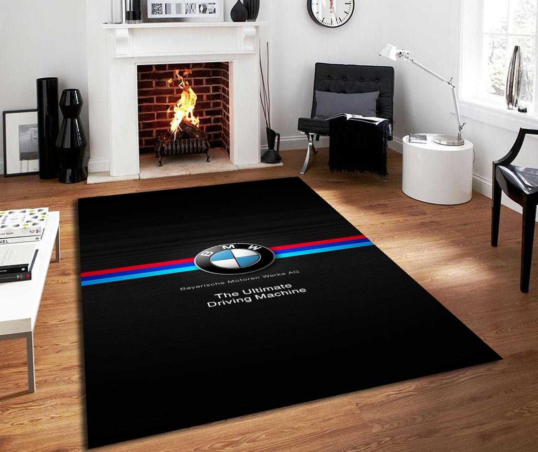 BMW Rug, Car Rug, Car Logo Rug, Aesthetic Car Rug, Exotic Logo Rug ...