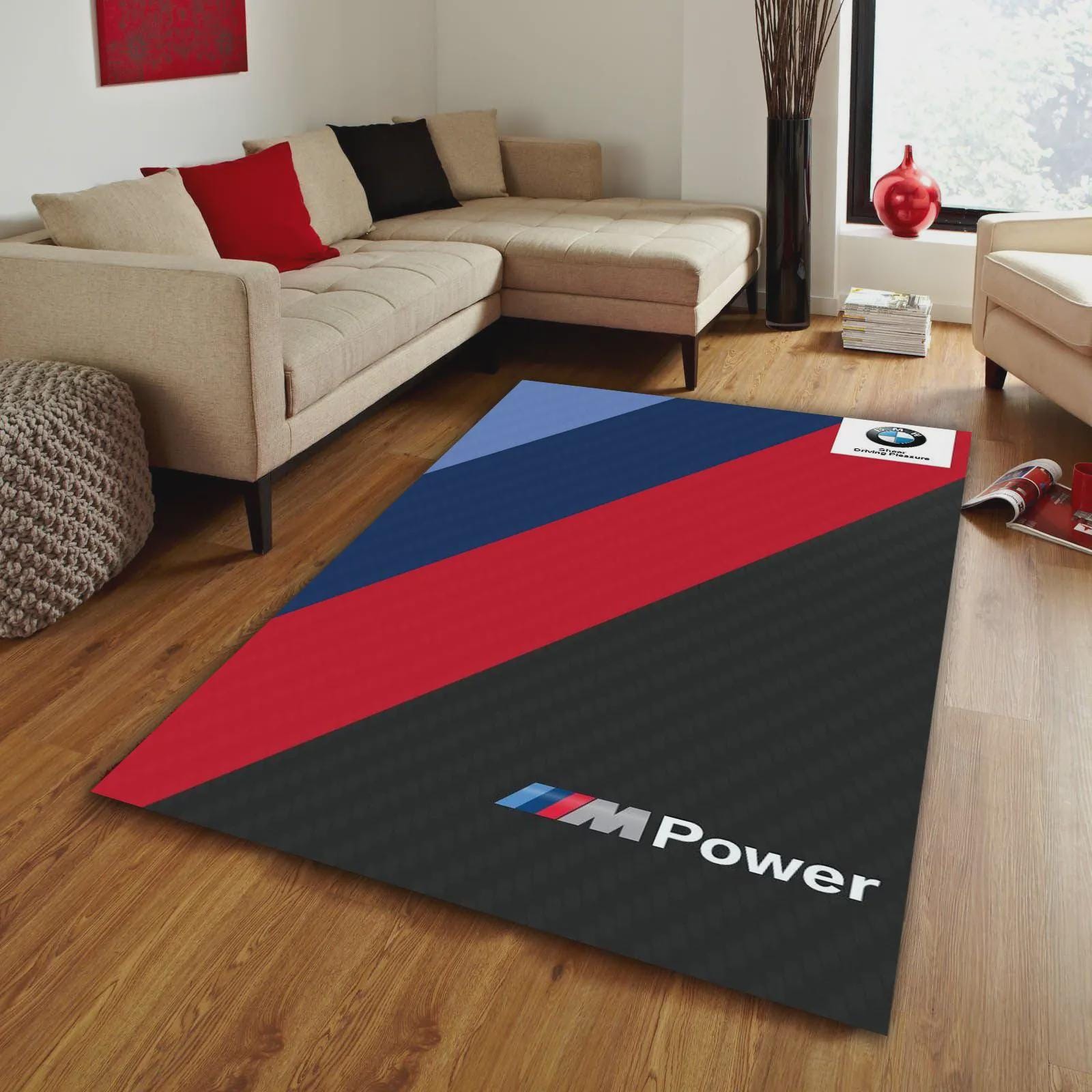 Bmw Logo Rug, BMW Rug, Car Rug, Bayerische Motoren Werke Rug, Car Logo ...