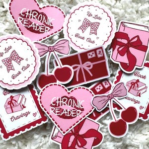 Bookish vinylstickerbundel | Cadeau boekenliefhebber | Stickerset | Kindle-stickers