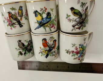 Juego vintage de 12 piezas de taza y platillo para espresso Royal Crown 44/571, década de 1960.