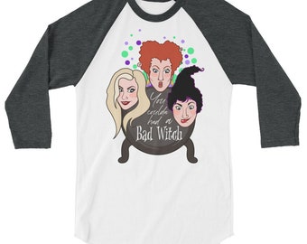 Sanderson Sisters 3/4 sleeve shirt