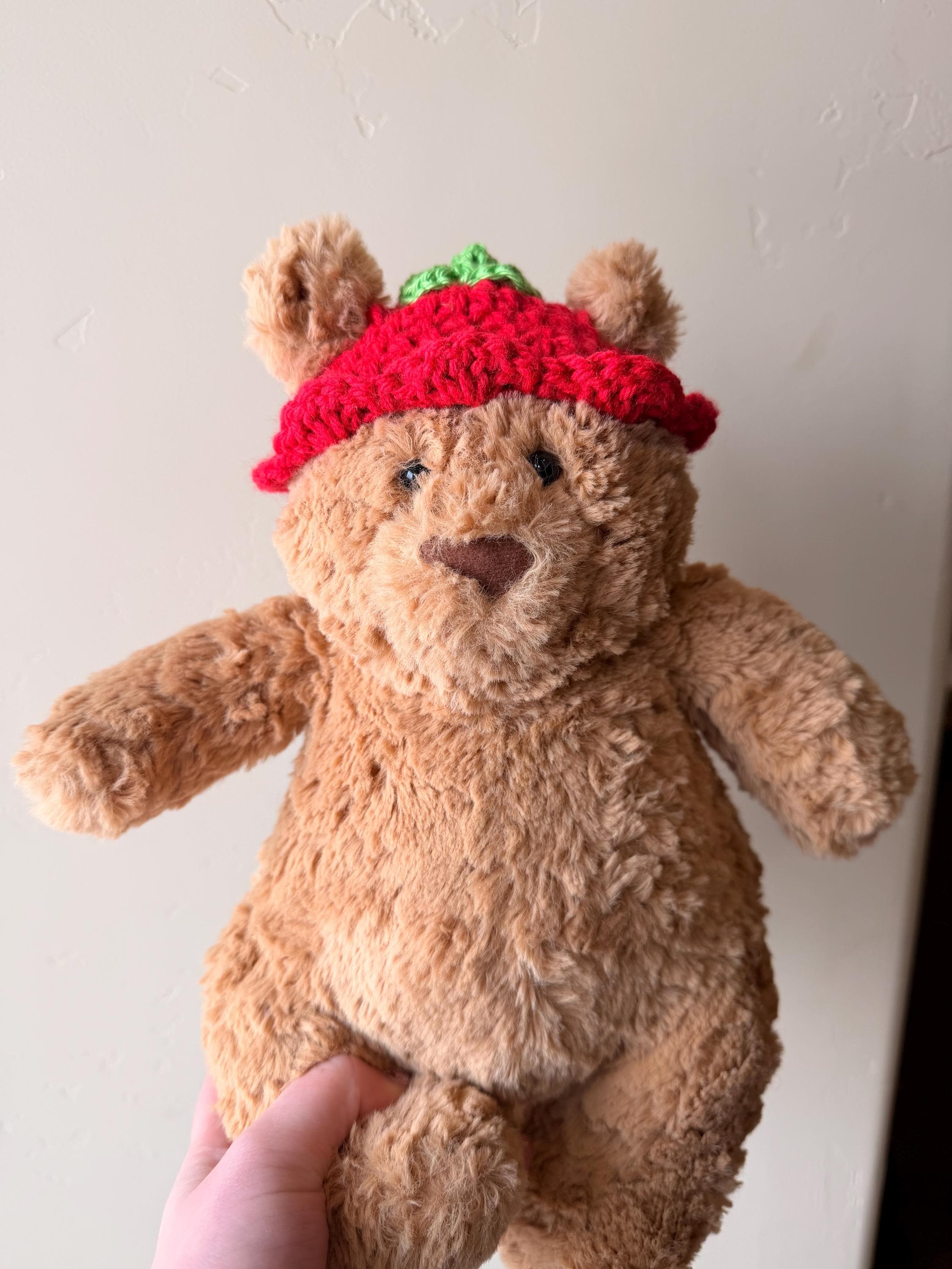 Jellycat Bartholomew Bear Strawberry - Etsy UK