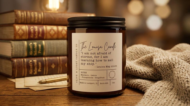Louisa Candle — Inspirational Quote