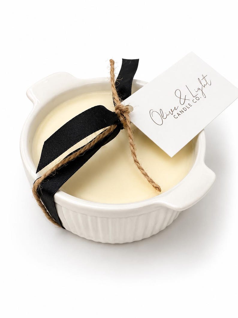 Sweet Vanilla & Caramel — Glass II Candle — Sustainable Glass Vessel